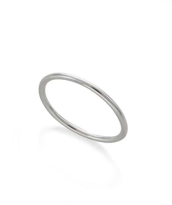 classic band ring / sterling silver