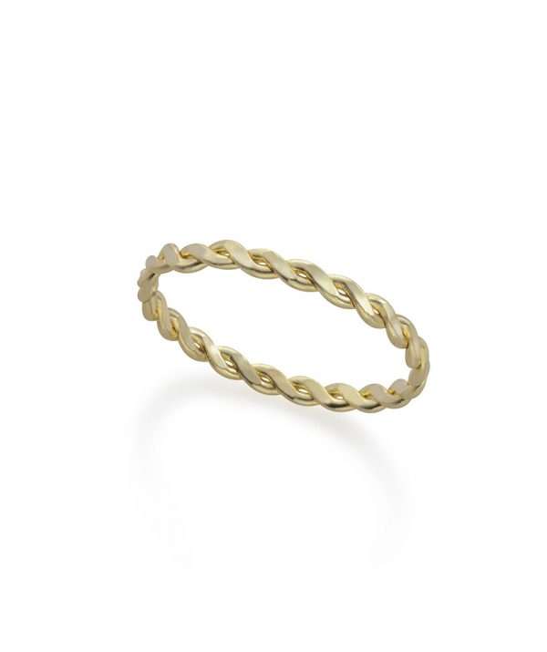 rope ring / gold