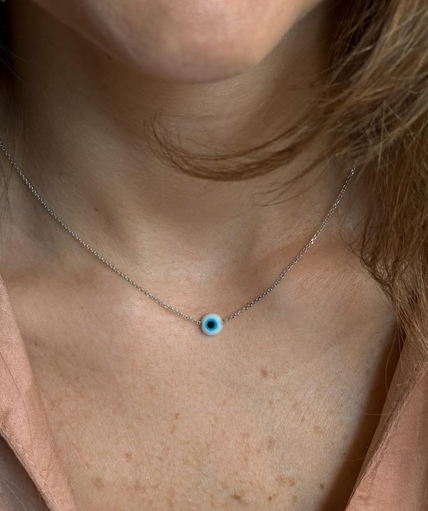 Gold Evil Eye Necklace