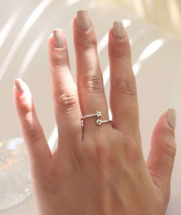 moonlight ring / sterling silver