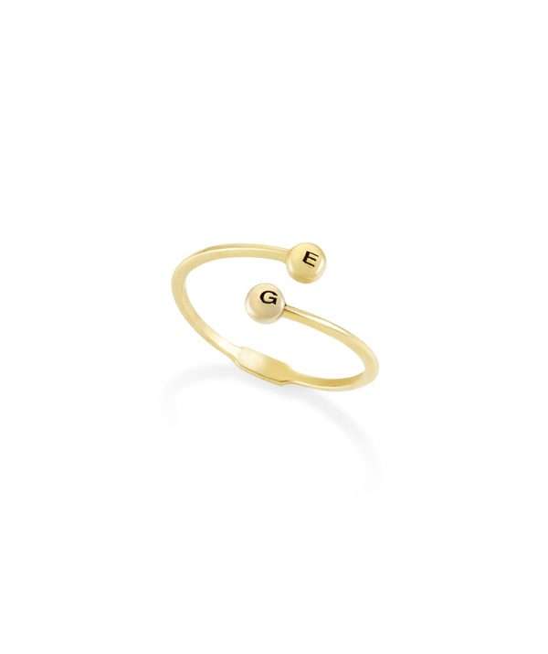 moon ring / 14K Gold