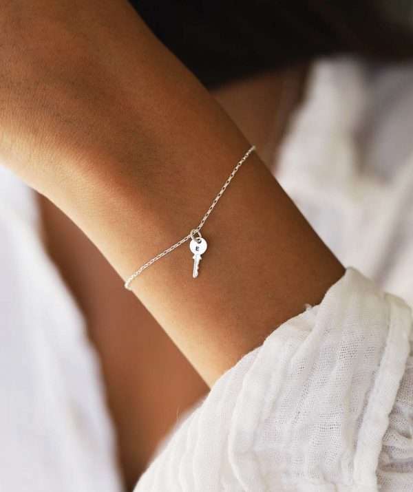 key bracelet / sterling silver