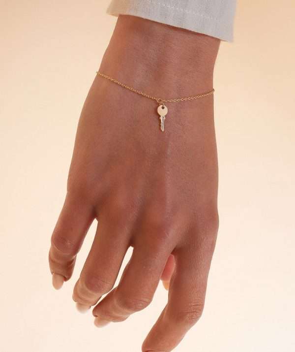 key bracelet / 14K Gold