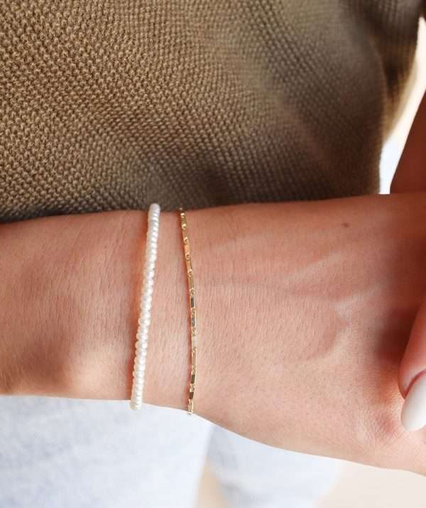 boxes bracelet / 14K Gold