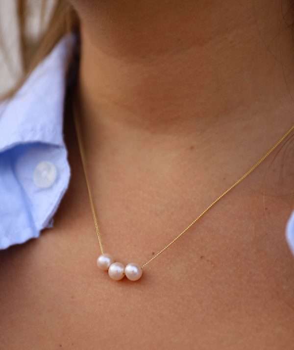 sweet pearls necklace / gold