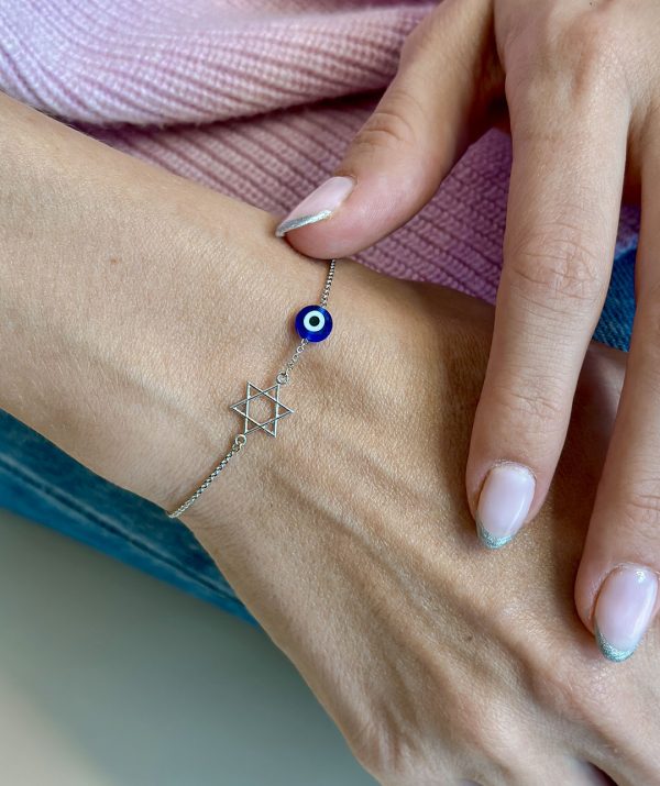 magen protect me blue eye bracelet / 14K Gold